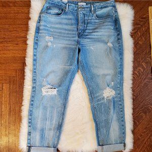Good American nwt jeans 12/31 Good Girlfriend distressed 12" rise